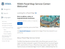 Tablet Screenshot of msc.fema.gov